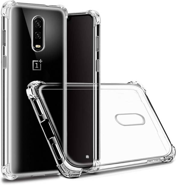 CLOVYR Back Cover for OnePlus 6T / OnePlus 7 Bumper Silicon Transparent Case