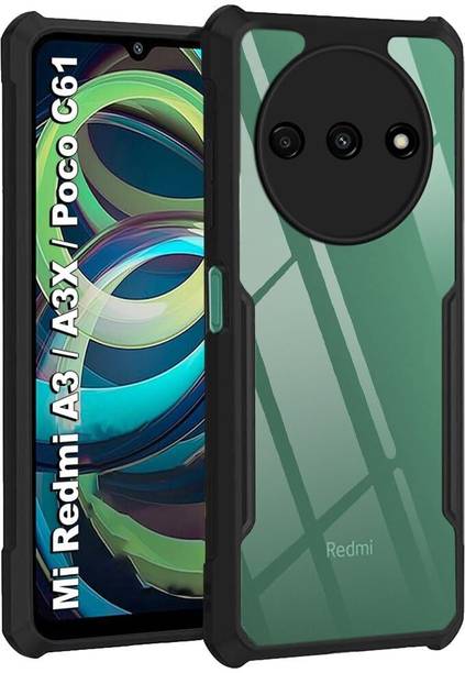 THE MAHARAJA Protective Case for Beautiful design,Crystal Clear Back Cover Case for Mi Redmi A3, A3X, POCO C61