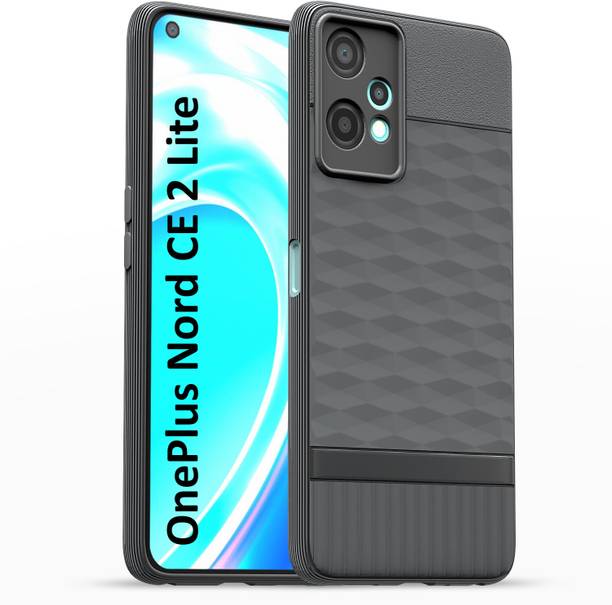 AIZLO Back Cover for OnePlus Nord CE 2 Lite 5G Hexa Cube Design | Ultra Slim Soft Case | Inner Velvet Fabric