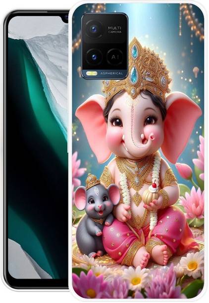 3D U PRINT Back Cover for VIVO Y21,V2111, GANESH JI, GANPATI, LORD GANESHA, GOD