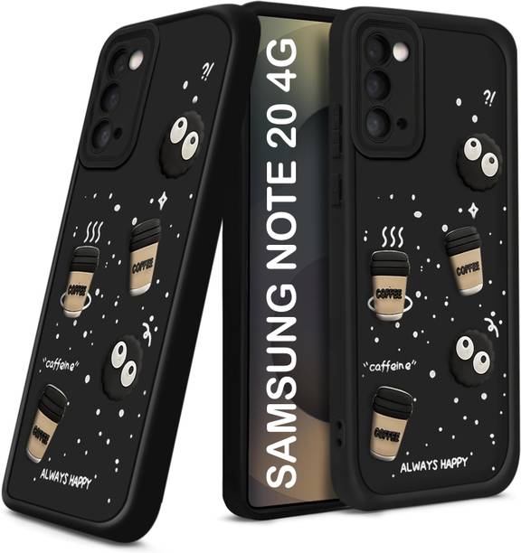 TRUEUPGRADE Back Cover for Samsung Galaxy Note 20 Cute Fun Cartoon 3D Ball Coffee Case