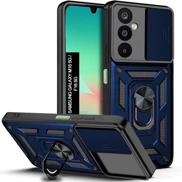 AIBEX Back Cover for Samsung Galaxy A16 5G / Samsung Galaxy M16 5G| D10 Tough Armor | Sliding Camera Shield