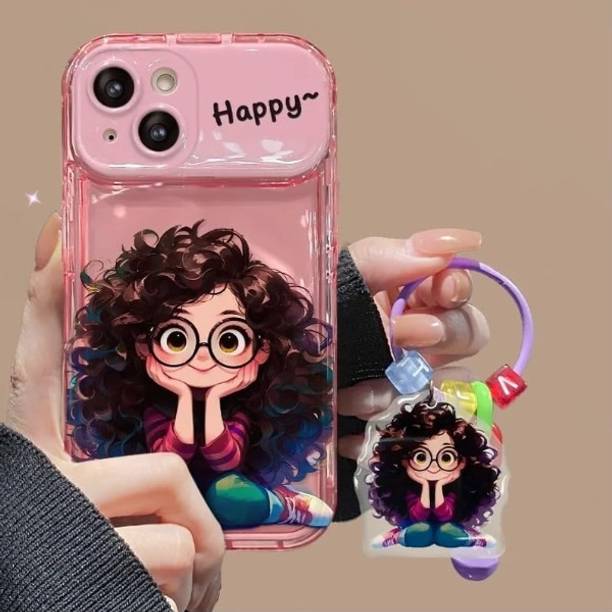 PEEPERLY Back Cover for iPhone 14 Plus Cartoon Geek Girl