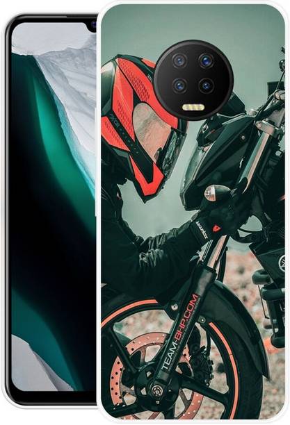 Rockyard Back Cover for Infinix Note 7, X690B, RIDER, BOY, BIKE, KTM, DUKE
