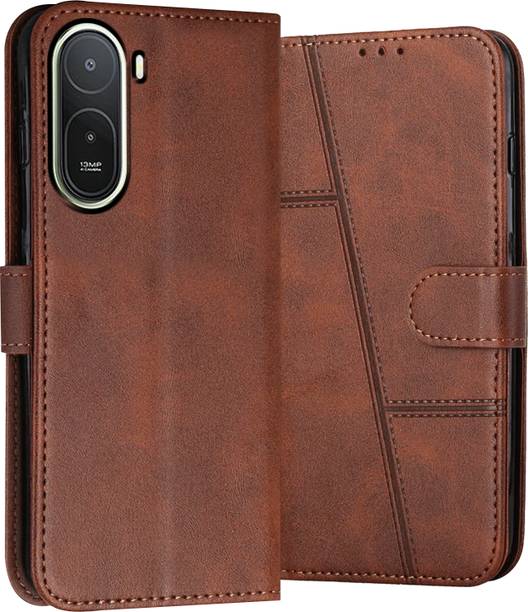 Forego Back Cover for REDMI A7 Pro 5G power Premium PU Leather Flip Cover with Card Slots & Stand Feature