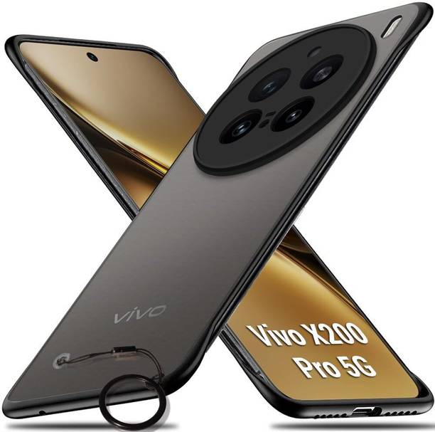 VAPRIF Back Cover for Vivo X200 Pro 5G, Shock Proof Ultra Slim Frameless, Back Cover
