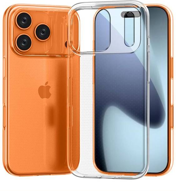 AmericHome Back Cover for Mobile Cover for Apple iPhone 17 Pro (Silicon Super Clear Soft)
