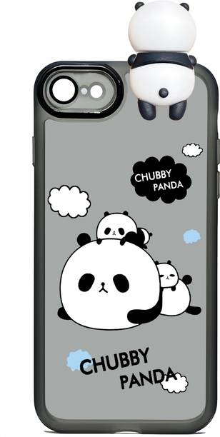 Casebuuddy Back Cover for Apple iPhone 8, Black Lens Panda Cover