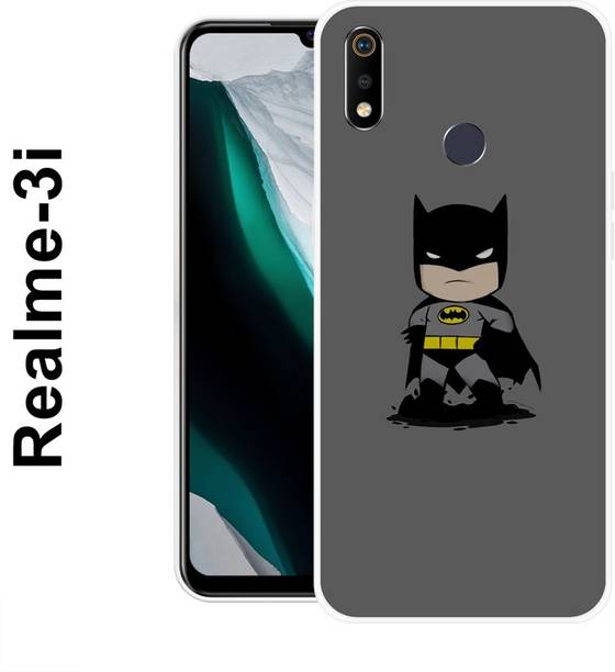 MOBIFLY Back Cover for Realme 3i, Batman, Cartoon, Design, Funky, 58