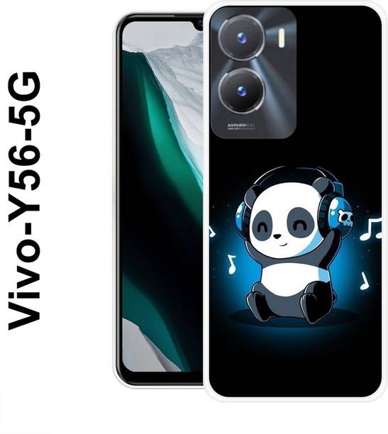 MASURA Back Cover for Vivo Y56 5G, Music, Cute, Baby, Panda, Funky, 536