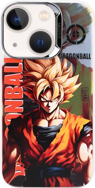 MS-Shield Back Cover for Apple iPhone 13, 3D Dragon Ball Anime Super Saiyan Goku, Embossed High Quality Back Case