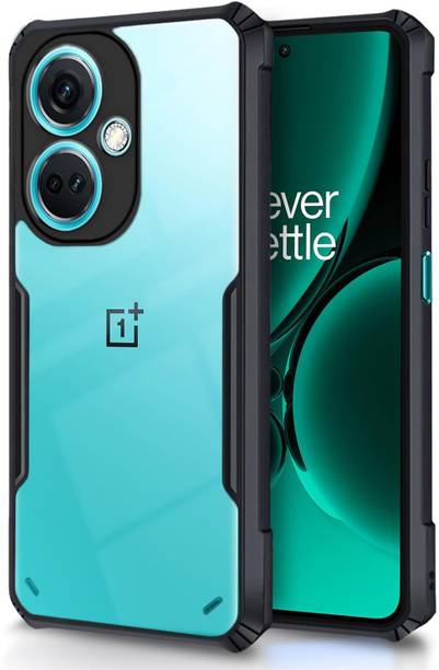 VAPRIF Back Cover for OnePlus Nord CE 3 5G, Transparent Hybrid Hard PC Back TPU Bumper