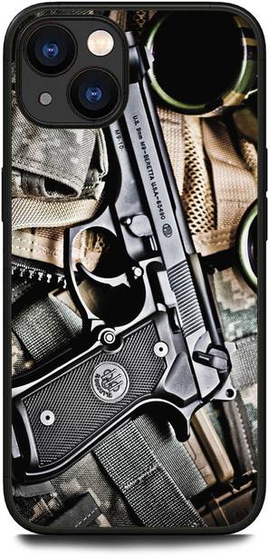 KEYCENT Back Cover for APPLE iPhone 15 Plus GUN, PISTOL, ARMY, REVOLVER, MILITARY, AMMO, M4A1, PUBG