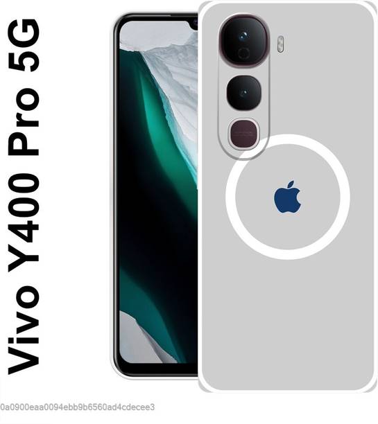 ORBIQE Back Cover for Vivo Y400 Pro 5G WHITE, SHADE, APPLE, LOGO, DESIGN