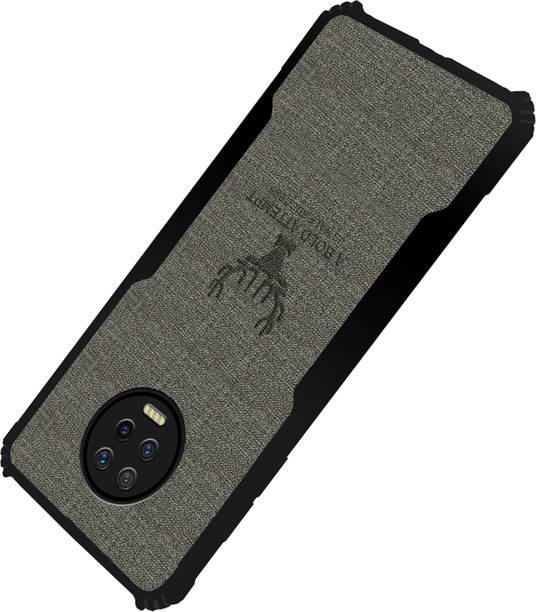 PikTrue Back Cover for Infinix Note 7 |Vegan PU Leather |Deer Case| Camera Lens Protection