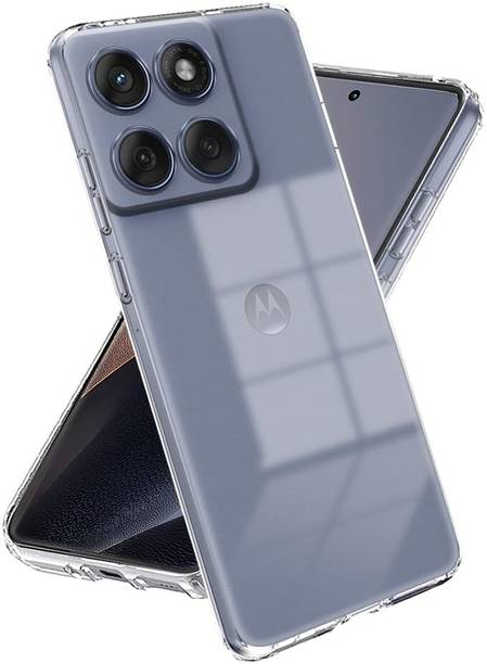 FABEKEE Back Cover for Crystal Clear Back Cover Case for Moto Edge 60 Fusion 5G | Shockproof Soft TPU Case