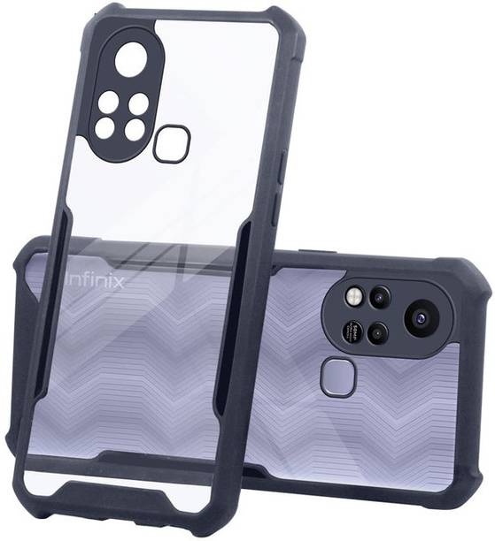 TECHILUV Back Cover for TECHILUV infinix hot 11s Transp...