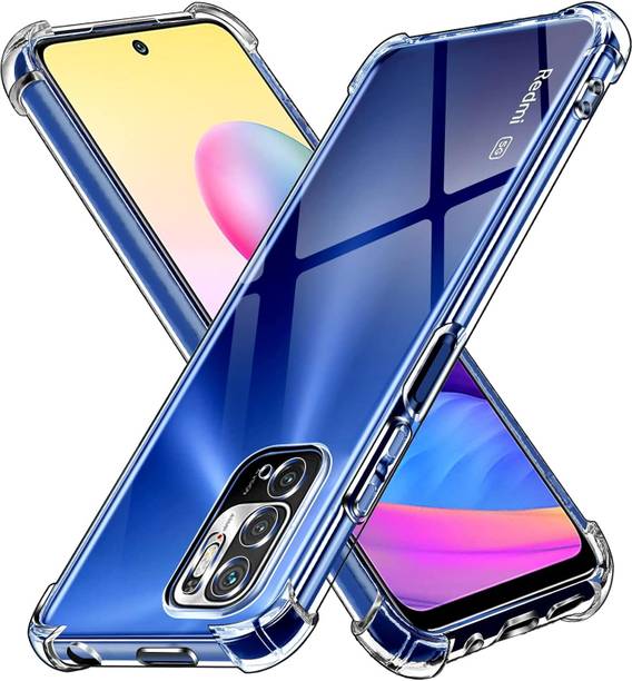 CLOVYR Back Cover for Redmi Note 10T 5G / Poco M3 Pro 5G Bumper Silicon Transparent Case