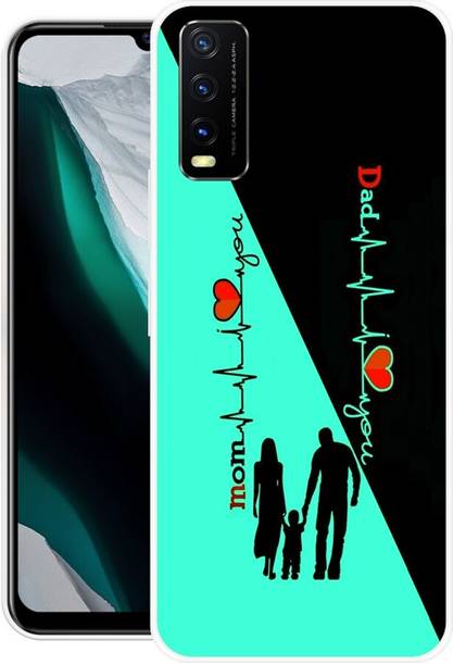 VS PRINT LINK Back Cover for VIVO Y12s,V2026, V2033, V2042, MOM, DAD, MOTHER, MAA, FATHER, LIFE LINE MOM DAD