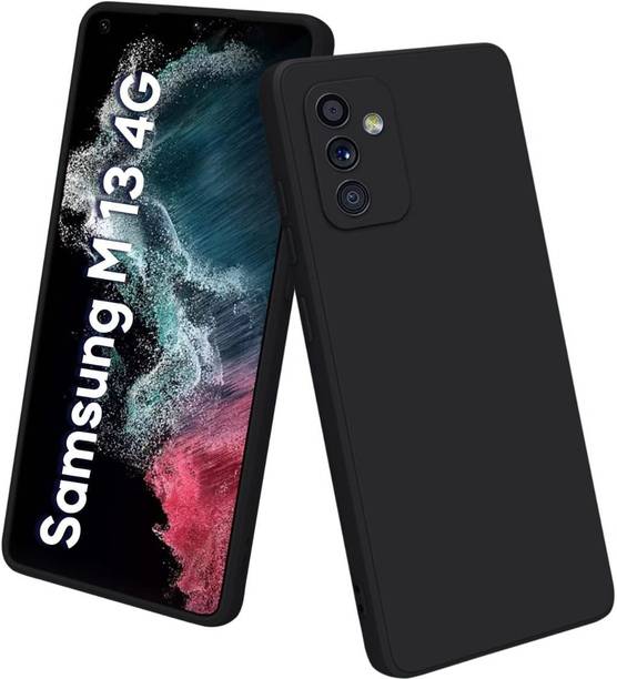 TRUEUPGRADE Back Cover for Silicone Samsung Galaxy M13 4G / F13 4G Case Cover|Raised Lip Protection Back Case Cover