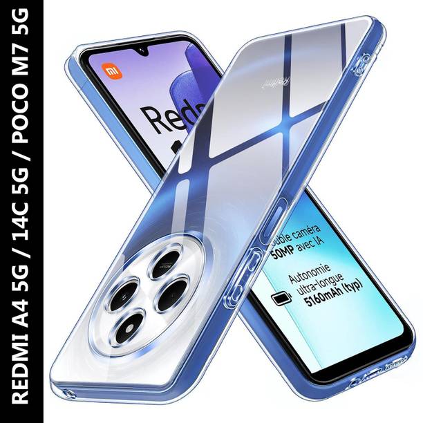 AIZLO Back Cover for REDMI A4 5G, Redmi 14C 5G, POCO M7 5G