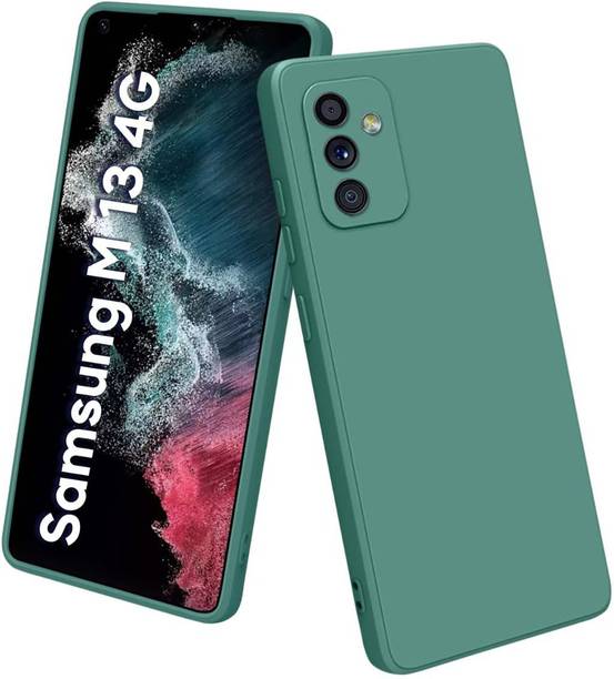 TRUEUPGRADE Back Cover for Silicone Samsung Galaxy M13 4G / F13 4G Case Cover|Raised Lip Protection Back Case Cover