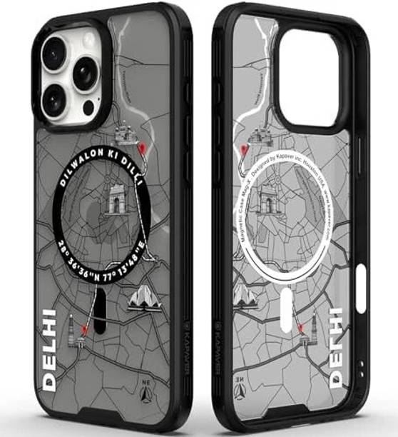 Kapaver Back Cover for Apple iPhone 16 Pro Max