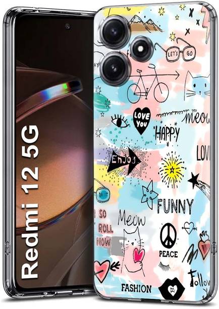 Fashionury Back Cover for Redmi 12 5G