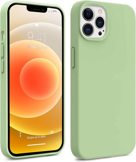 कवर्सकार्ट Back Cover Apple iPhone 13 Pro Max, Logo Embossed Shock Proof Microfiber Case के लिए