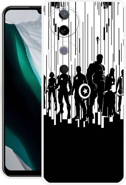 FRONK Back Cover for vivo V40 5G, V23483, MARVEL, AVENGERS, SUPER, HEROES