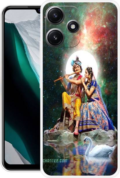 3D U PRINT Back Cover for Redmi 12 5G,23076RN4BI, 23076RN8DY, RADHA KRISHNA, LORD, KANHIYA, KRISHANJI, GOD