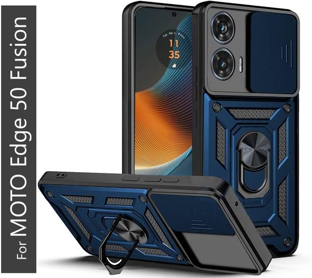 Fablue Back Cover for MOTOROLA Edge 50 Fusion (Blue, Rugged Armor