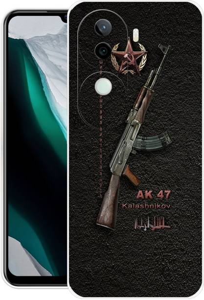Indus Back Cover for Vivo V40e 5G, Akm, Ak47, Pubg, Game, Lover
