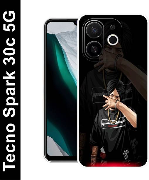 Bluvver Back Cover for Tecno Spark 30c 5G , KL8h, Sidhu Moose wala back cover
