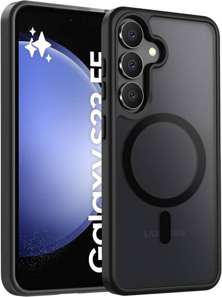 CaseLush Back Cover for Samsung S23 Fe 5G MagSafe, Camera Edges Protection Phone Case