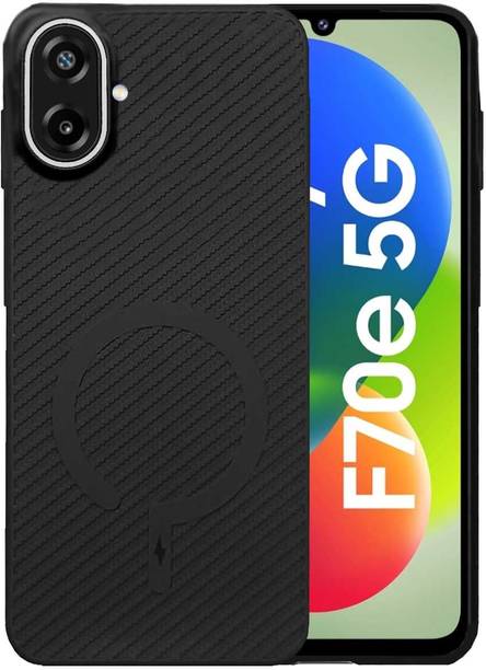 FIRST MART Back Cover for Samsung Galaxy F70e 5G, F70e, Carbon Case