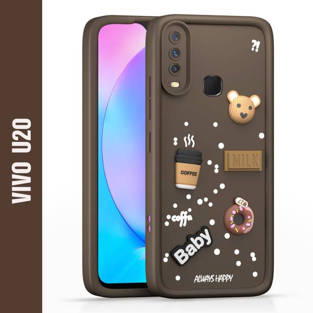 DefendX Back Cover for Vivo U20 3D Coffee Cup Back Cover | Lightweight Protective Phone Case