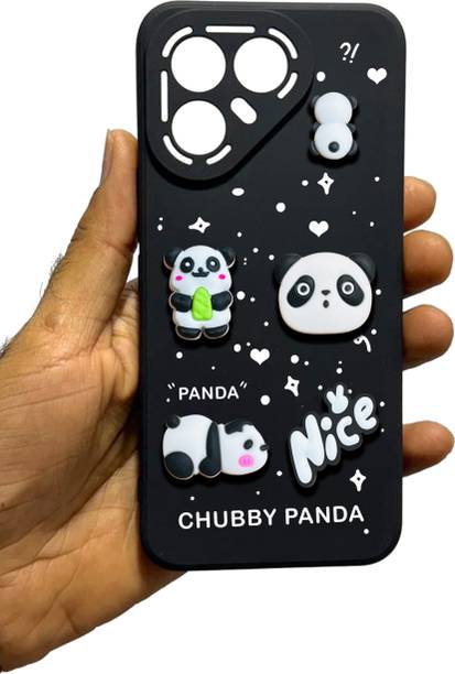 RM MOBILE ACCESSORIES Book Cover for Tecno Pova 7 Pro 5G, Panda Charm Cover
