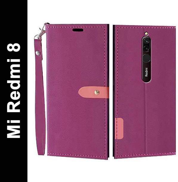 Krofty Flip Cover for Mi Redmi 8