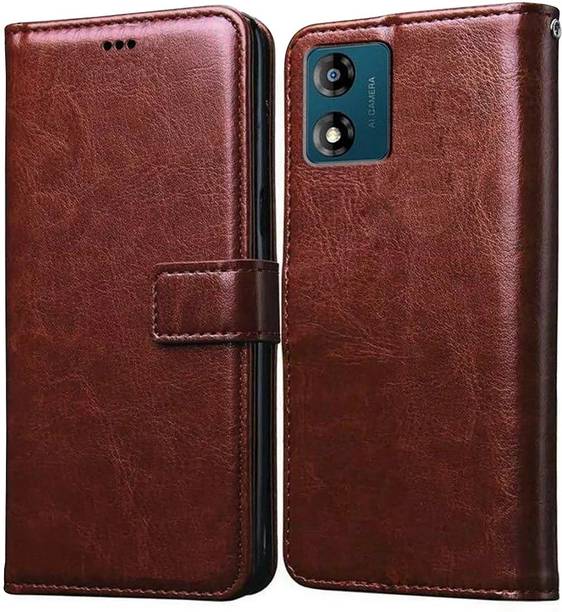Casotec Flip Cover for Motorola Moto E13 4G