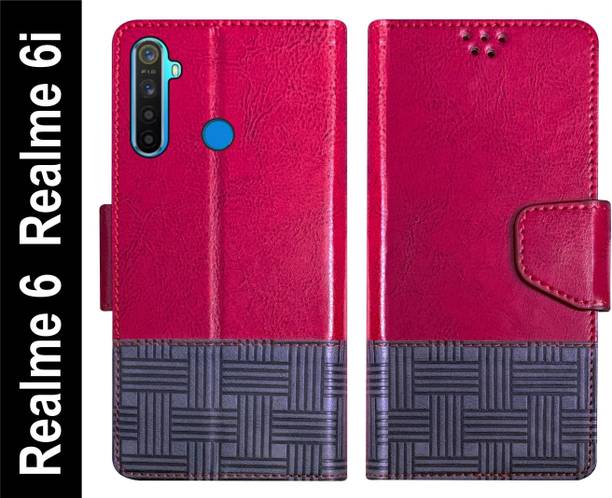Telecase Flip Cover for Realme 6 / Realme 6i Back Cover Case with Magnatic Closure