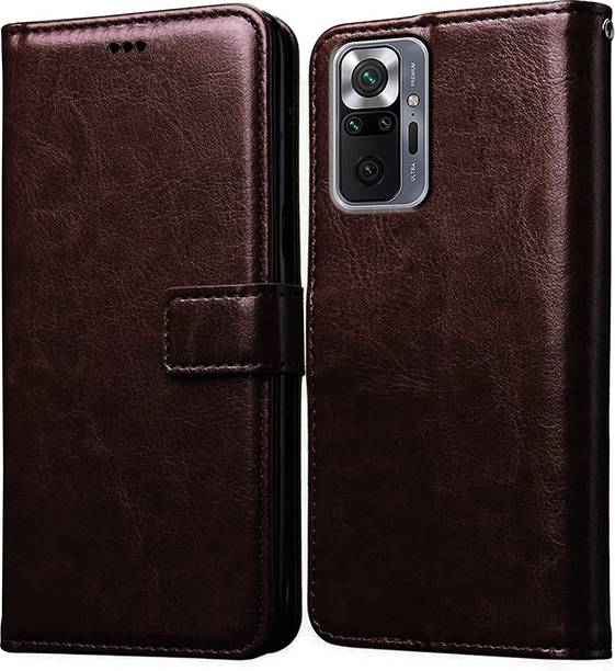 Casotec Flip Cover for Mi Redmi Note 10 Pro, Mi Note 10 Pro Max