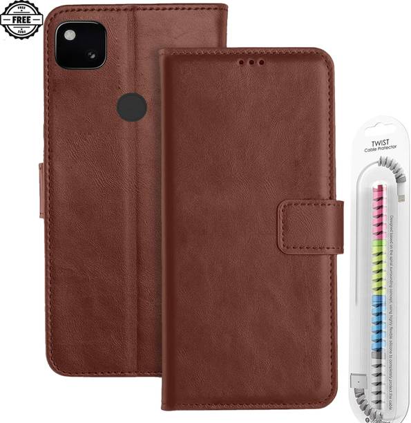 TWIGLO Flip Cover for GOOGLE PIXEL 4A