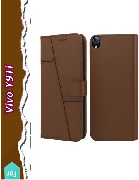 HLOFLY Flip Cover for Vivo Y91i