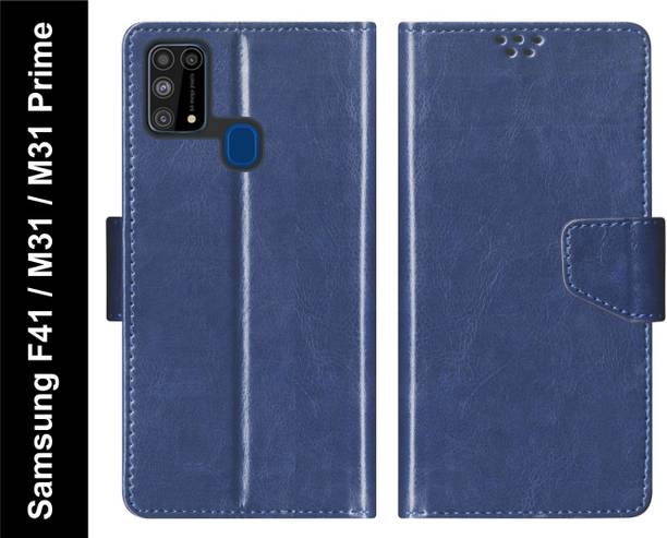 SBMS Flip Cover for Samsung Galaxy M31 / Samsung M31 Prime / Samsung F41 Back Cover Case