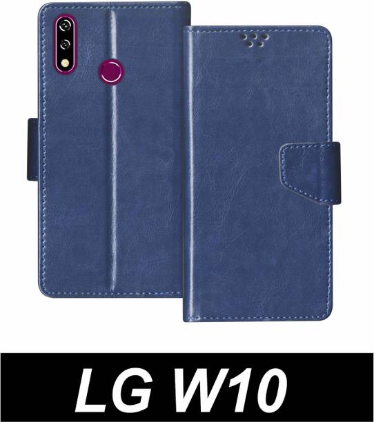 SBMS Flip Cover for LG W10 Back Cover Case with Magnatic Closure