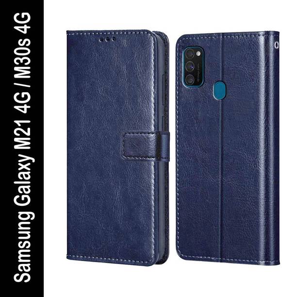 Flipkart SmartBuy Flip Cover for Samsung Galaxy M21, M30s Leather Flip Case