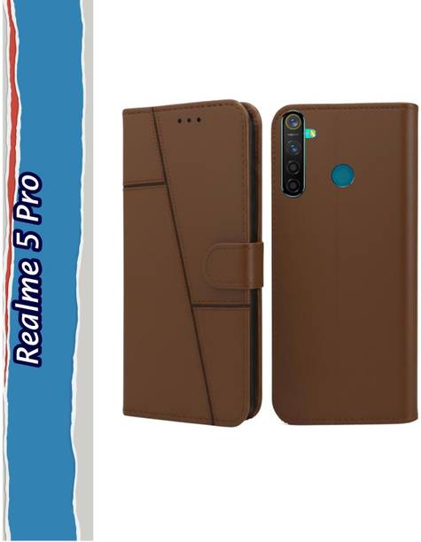 kasera Flip Cover for Realme 5 Pro