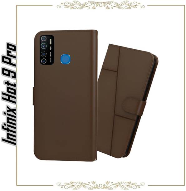 TJACASE Flip Cover for Infinix Hot 9 Pro