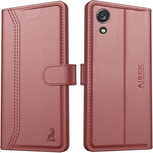 AIBEX Flip Cover for Samsung Galaxy A03 Core| Premium Leather Finish | Magnetic Closure | Kickstand Feature